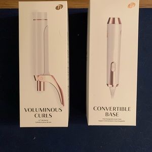 T3 1.5” hair curling iron head + convertible base